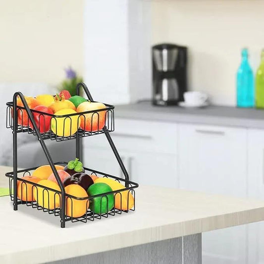 Stylish Stainless Steel Fruit Basket - 1 Pc for Modern Living