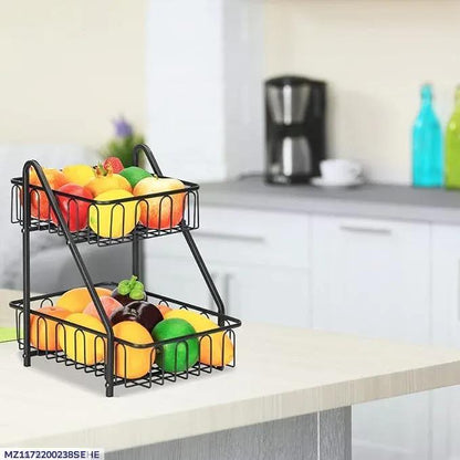Stylish Stainless Steel Fruit Basket - 1 Pc for Modern Living