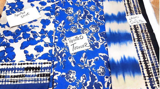 3 Pcs Women's Unstitched Lawn Printed Suit
